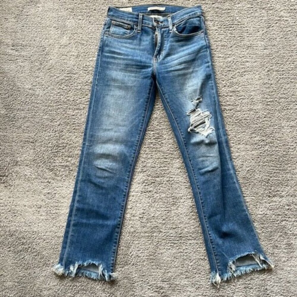EC Levi's 724 Slim Straight HighRise Jeans - Size 25